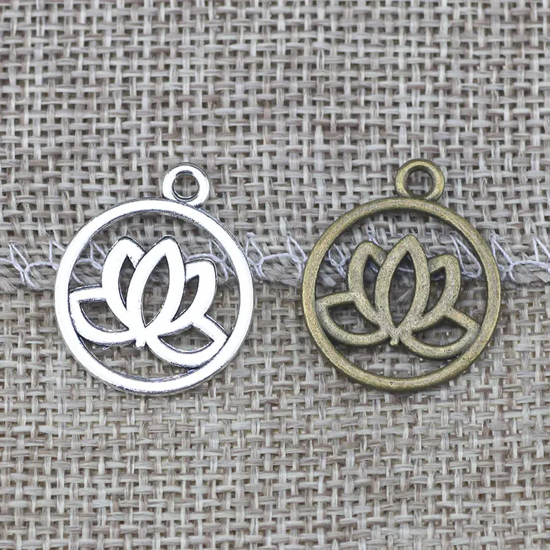 20pcs/lot 24*20mm Vintage Metal Lotus Charms DIY for Jewelry Making Handmade Retro Flower Pendant Charms
20pcs/lot 24*20mm Vintage Metal Lotus Charms DIY for Jewelry Making Handmade Retro Flower Pendant Charms