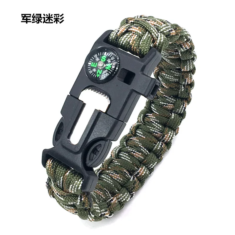 Outdoor Parachute Cord Woven Bracelet Paracord Bracelet Multifunctional Parachute Cord Survival Bracelet
Outdoor Parachute Cord Woven Bracelet Paracord Bracelet Multifunctional Parachute Cord Survival Bracelet