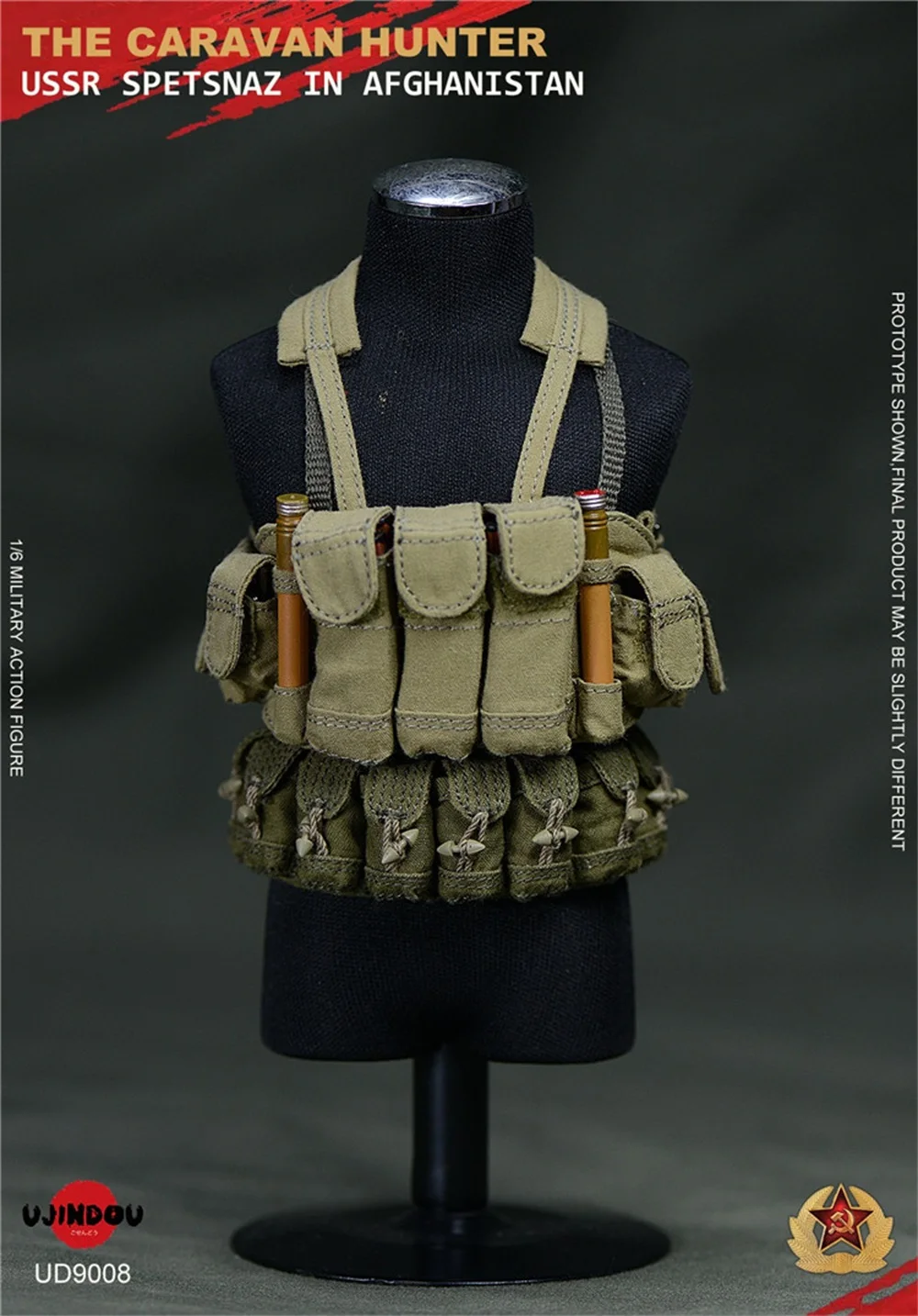 1/6 UJINDOU UD9008 Soviet Ussr Spetsnaz In Afghanistan Caravan Hunter Battle War Chest Hang Vest For Body Action Scene Component
1/6 UJINDOU UD9008 Soviet Ussr Spetsnaz In Afghanistan Caravan Hunter Battle War Chest Hang Vest For Body Action Scene Component