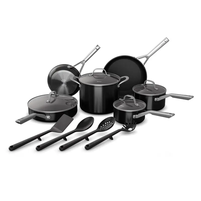 ™ Foodi™ NeverStick™ Essential 14-Piece Cookware Set, guaranteed to never stick Cooking Pot Sets for Effortless Cooking
™ Foodi™ NeverStick™ Essential 14-Piece Cookware Set, guaranteed to never stick Cooking Pot Sets for Effortless Cooking
