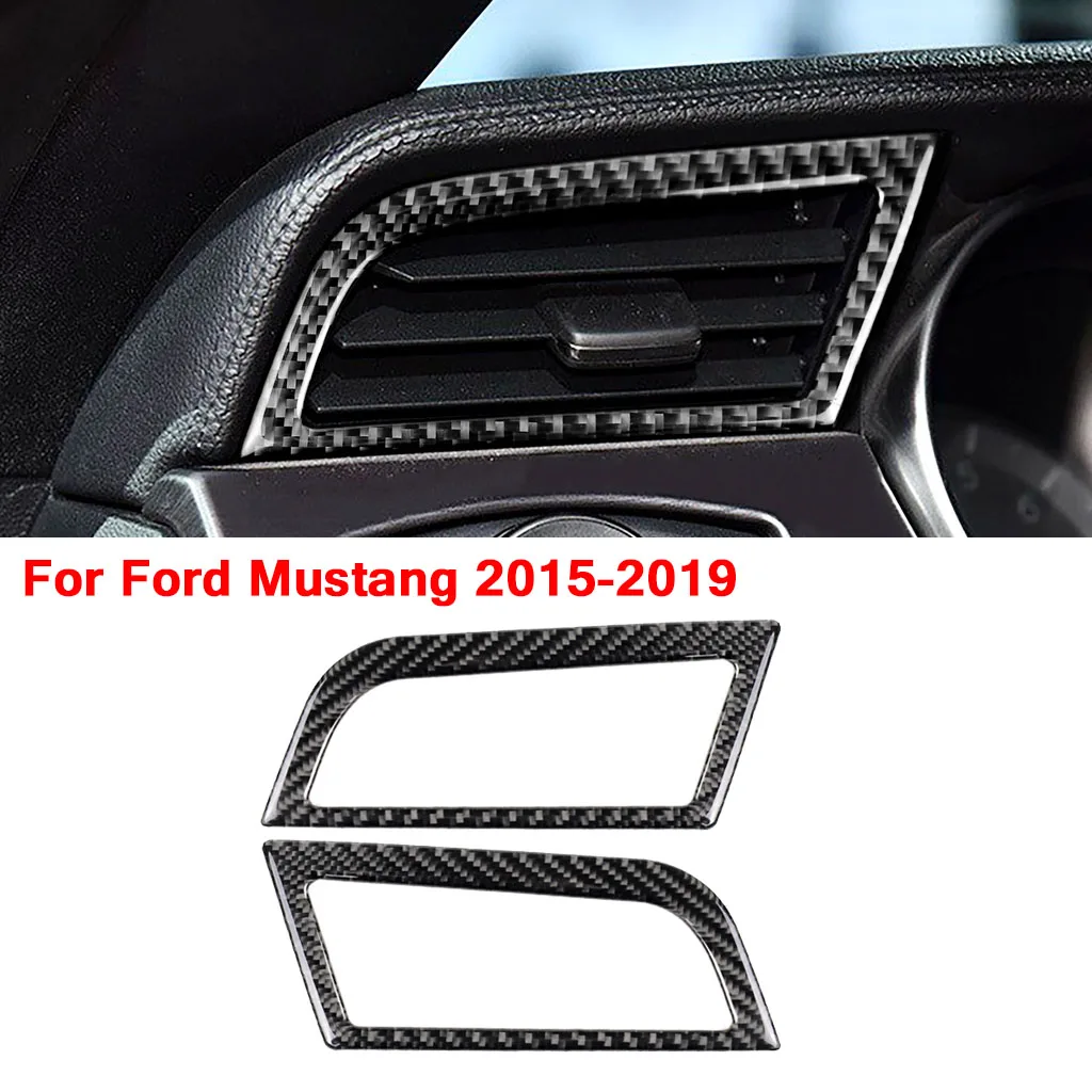 Carbon Fiber Interior Sticker Accessories For Ford Mustang 2015-2019 Car Interior Air Vent Outlet Cover Trim Decal
Carbon Fiber Interior Sticker Accessories For Ford Mustang 2015-2019 Car Interior Air Vent Outlet Cover Trim Decal