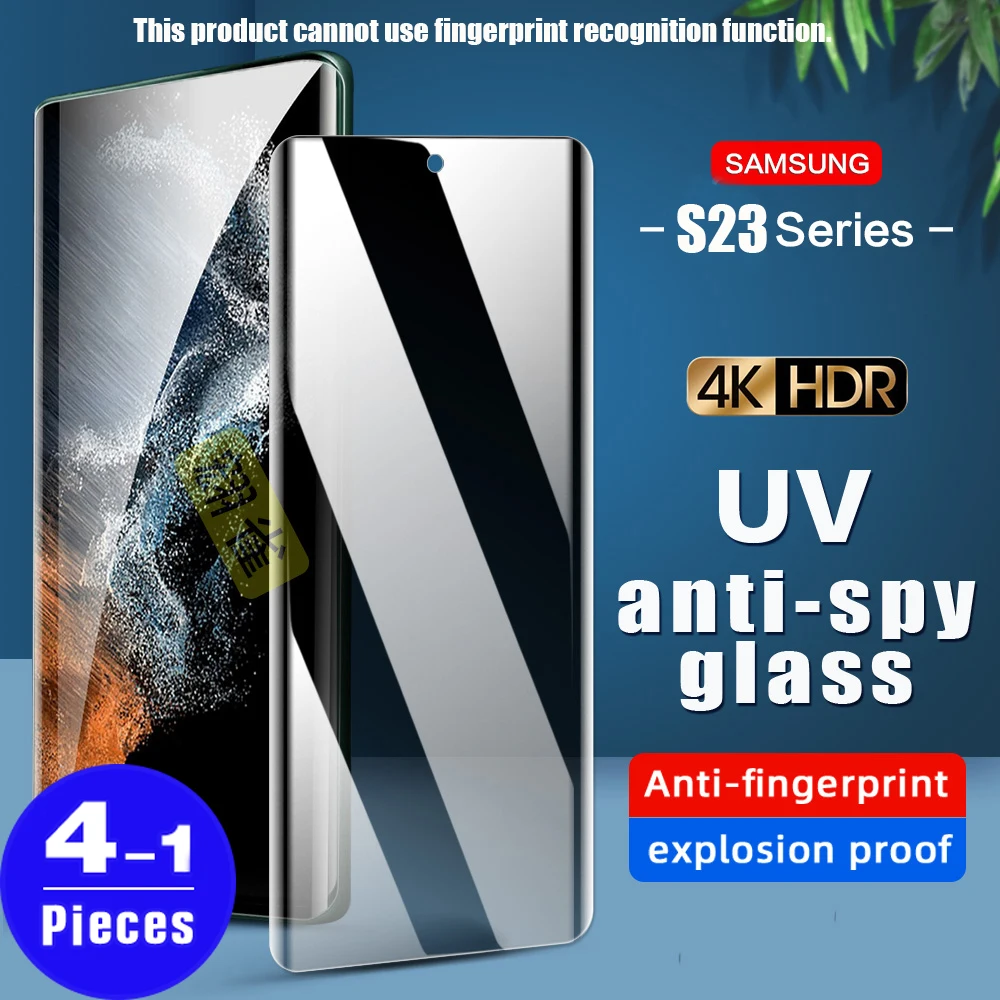 1-4 шт. полное покрытие для Samsung Galaxy S22 S23 S21 Ultra S20 plus note 20 S10 10 pro UV противошпионское стекло защитная пленка для экрана телефона
1-4 шт. полное покрытие для Samsung Galaxy S22 S23 S21 Ultra S20 plus note 20 S10 10 pro UV противошпионское стекло защитная пленка для экрана телефона