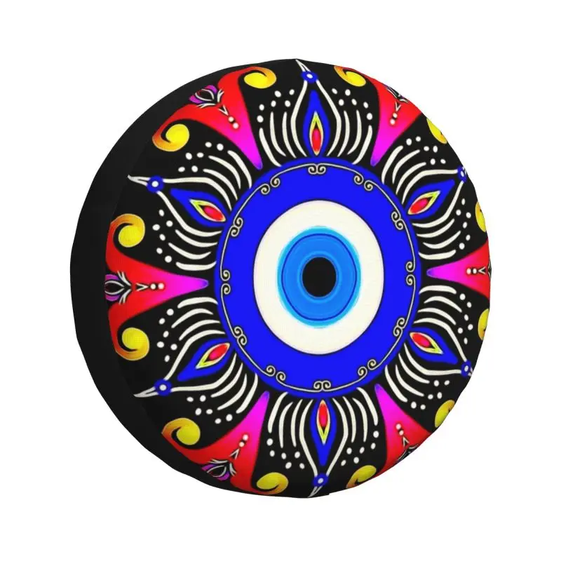 Custom Mediterranean Evil Eye Spare Tire Cover for Honda CRV Turkish Amulet Culture 4WD 4x4 RV Car Wheel Protector 14" 15" Inch
Custom Mediterranean Evil Eye Spare Tire Cover for Honda CRV Turkish Amulet Culture 4WD 4x4 RV Car Wheel Protector 14" 15" Inch