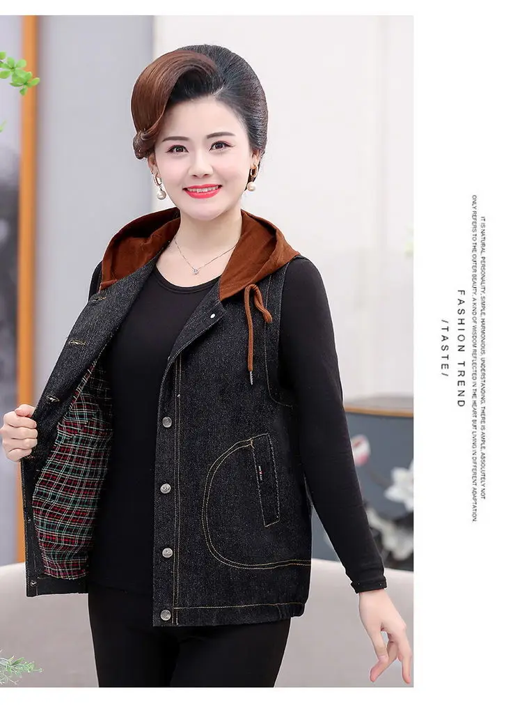 Womens Spring Autumn 2023 New Korean Single Breasted Loose Coats Female Casual Fashion Solid Hooded Waistcoat Vests Tops X66
Womens Spring Autumn 2023 New Korean Single Breasted Loose Coats Female Casual Fashion Solid Hooded Waistcoat Vests Tops X66