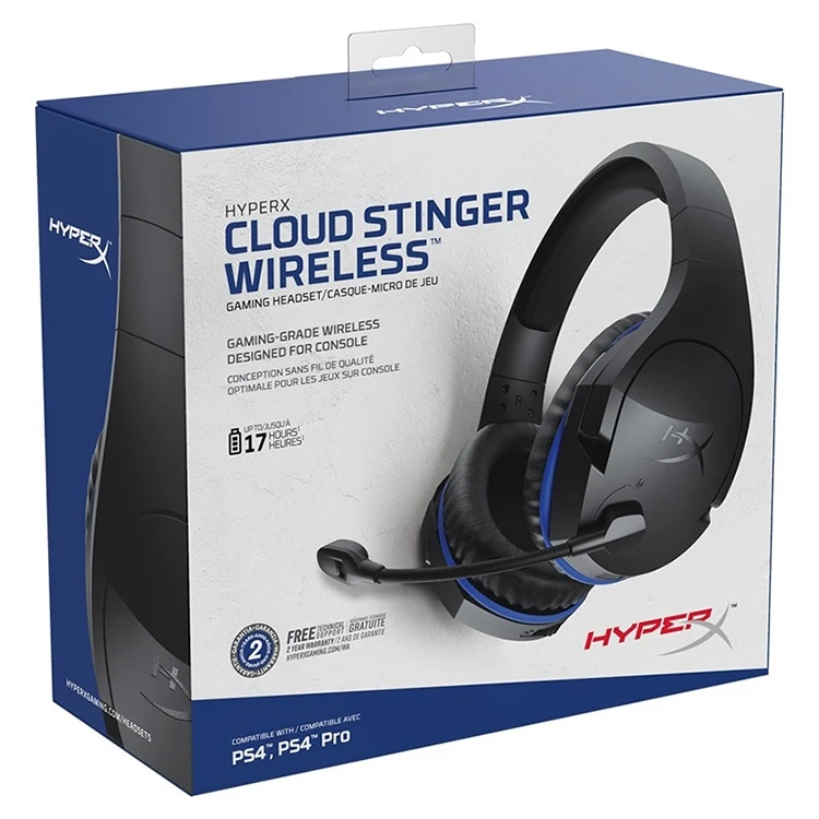 Factory stock Hyper Stinger Wireless Gaming Headset Earphone for PC Games XBOX 
Factory stock Hyper Stinger Wireless Gaming Headset Earphone for PC Games XBOX