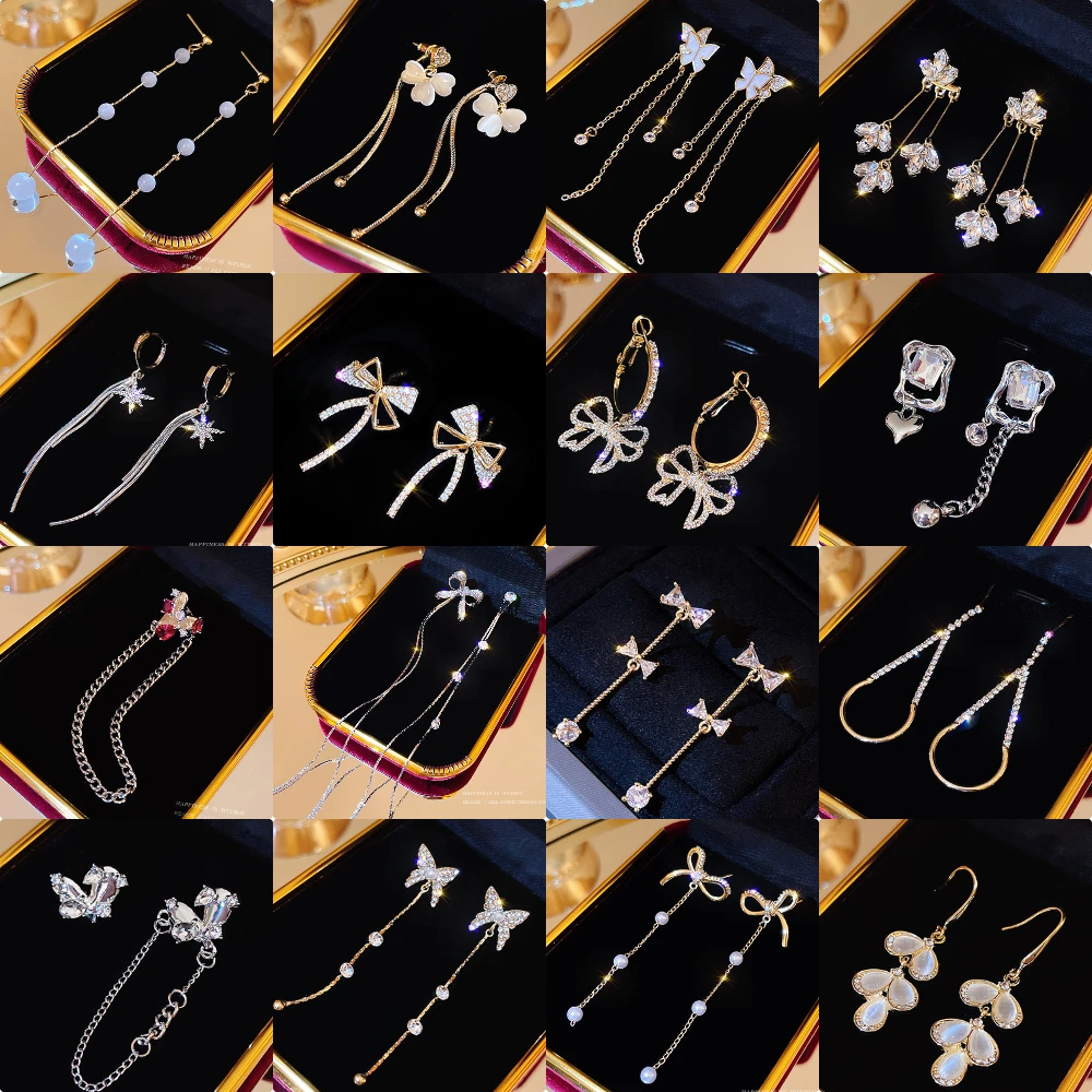 Big Simulated Pearl Long Tassel Drop Earrings for Women Cubic Zirconia Crystal Statement Boho Chain Tassel Earrings
Big Simulated Pearl Long Tassel Drop Earrings for Women Cubic Zirconia Crystal Statement Boho Chain Tassel Earrings