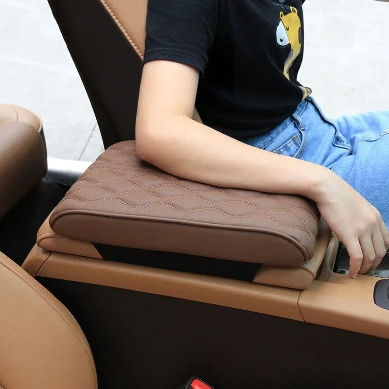Wave Embroidery PU Leather Car Armrest Mat Center Console Arm Rest Protection Cushion Auto Armrests Storage Box Cover Pad
Wave Embroidery PU Leather Car Armrest Mat Center Console Arm Rest Protection Cushion Auto Armrests Storage Box Cover Pad