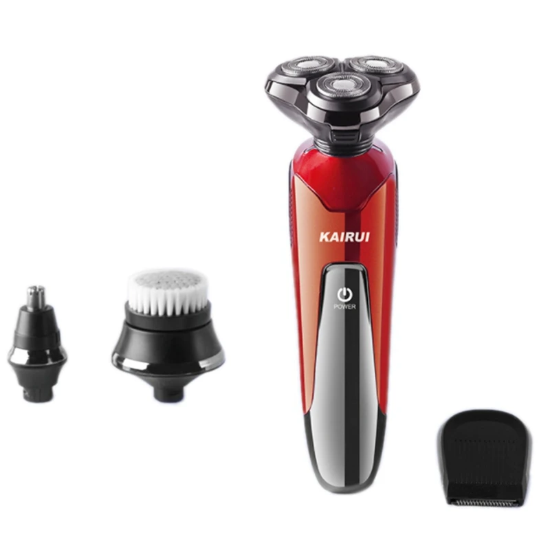 KAIRUI 4D Floating Three-Blade Five-In-One Electric Shavers for Men Full Body Washing Razor USB Rechargeable(Red)
KAIRUI 4D Floating Three-Blade Five-In-One Electric Shavers for Men Full Body Washing Razor USB Rechargeable(Red)