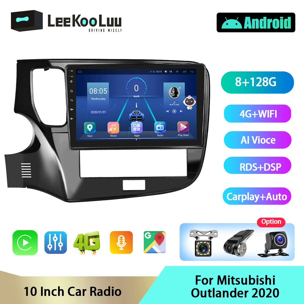 Автомагнитола LeeKooLuu, 2 din, android, мультимедийный плеер, автомобильная стереосистема, интеллектуальная система для Mitsubishi Outlander 2020, GPS carplay DSP
Автомагнитола LeeKooLuu, 2 din, android, мультимедийный плеер, автомобильная стереосистема, интеллектуальная система для Mitsubishi Outlander 2020, GPS carplay DSP