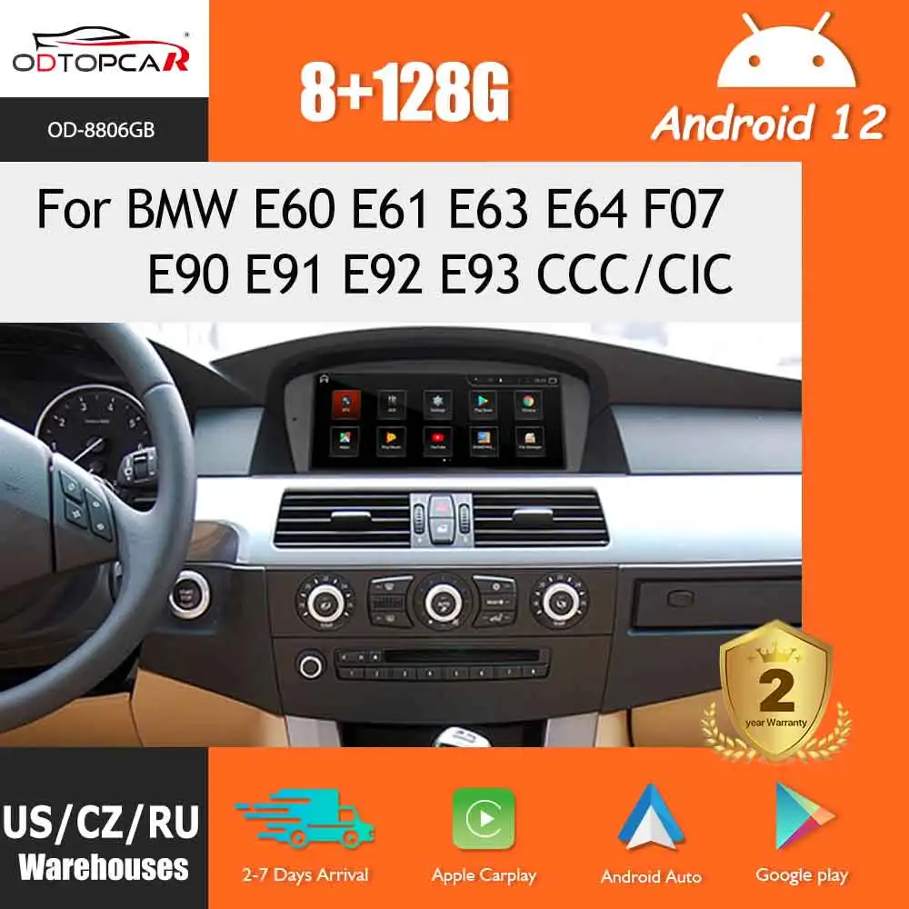 8.8" Android 10 Car multimedia Player 8+128 for BMW E60 E61 E63 E64 F07 E90 E91 E92 E93 2003-2012 CCC/CIC System
8.8" Android 10 Car multimedia Player 8+128 for BMW E60 E61 E63 E64 F07 E90 E91 E92 E93 2003-2012 CCC/CIC System