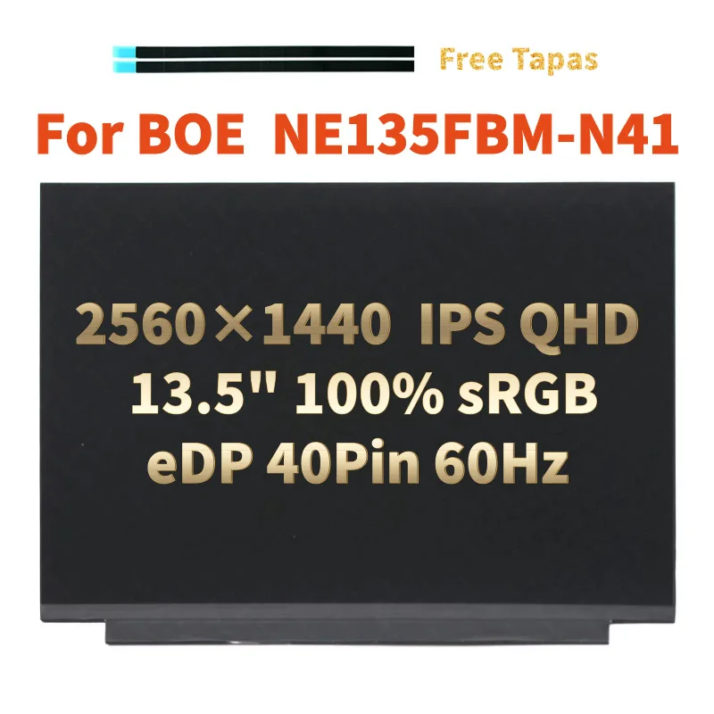 

13.5"inch Laptop Display LCD LED Screen NE135FBM-N41 V8.1 EDP 40Pins 2256x1504 ips for For Acer Swift 3 SF313-52 SF313-53