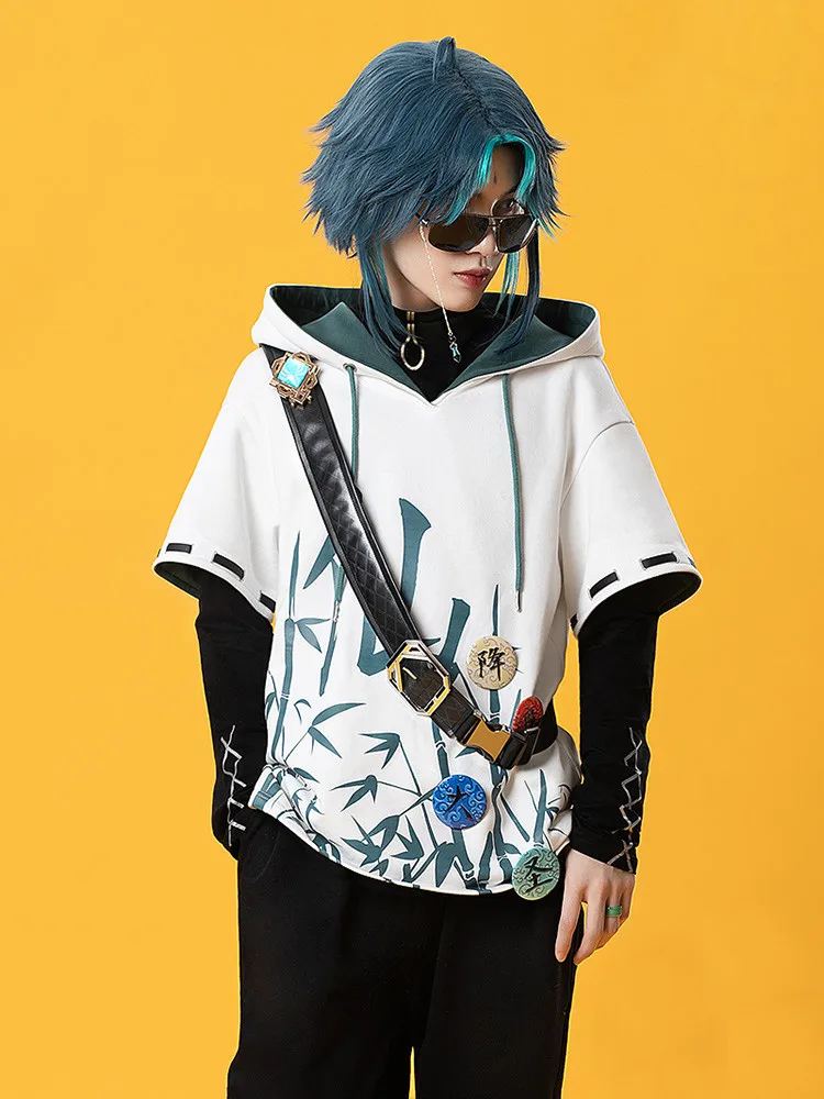 Game Genshin Impact Xiao Anime Cosplay Costumes Daily Hoodie Sport Suit Role Play Party Activity Christmas Halloween Brand New
Game Genshin Impact Xiao Anime Cosplay Costumes Daily Hoodie Sport Suit Role Play Party Activity Christmas Halloween Brand New