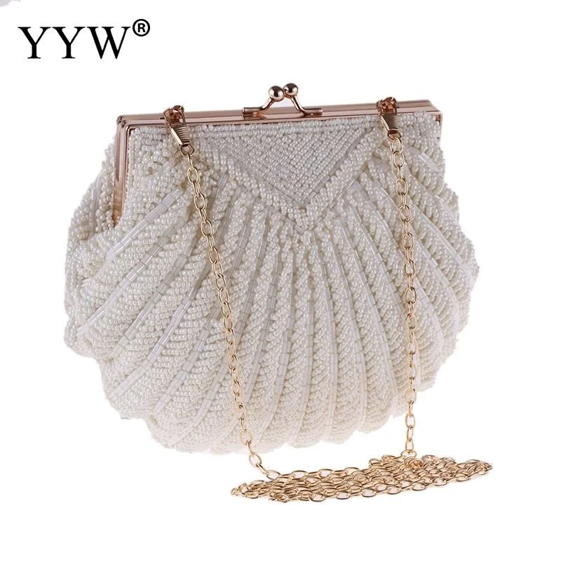 Women Wedding Purse And Handbag Elegant Evening Party Bags Clutches White Shell Pochette Mariage Sac Femme Beaded Clutch Bag Sac
Women Wedding Purse And Handbag Elegant Evening Party Bags Clutches White Shell Pochette Mariage Sac Femme Beaded Clutch Bag Sac