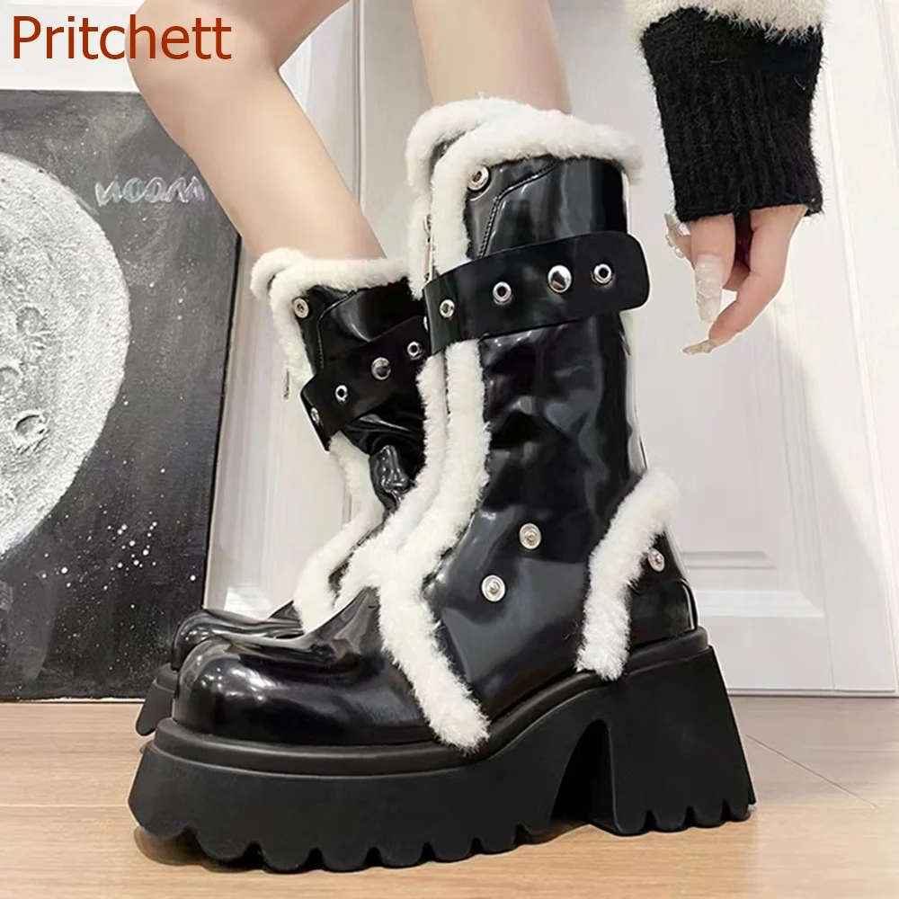 Round Toe Chunky Heel Women Boots Platform Belt Buckle Mid Calf Short Boots Corduroy Fashion Comfortable Mixed Color Women Shoes
Round Toe Chunky Heel Women Boots Platform Belt Buckle Mid Calf Short Boots Corduroy Fashion Comfortable Mixed Color Women Shoes