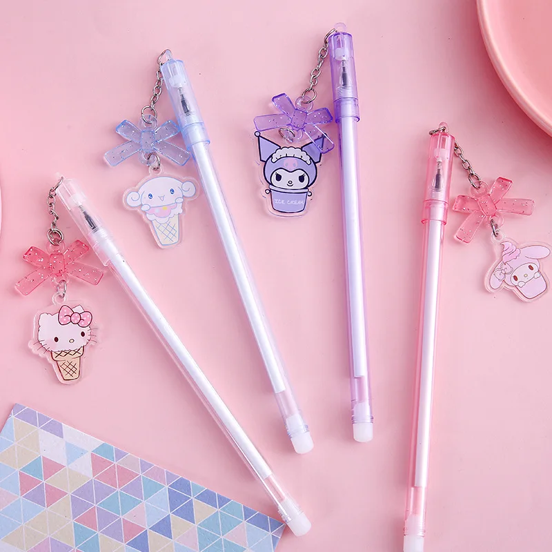 Kawaii Anime Cinnamorol 0.5mm Gel Pen My Melody Kuromi Bow Pendant Pen Cute Cartoon Office Supply Stationery Student School Gift
Kawaii Anime Cinnamorol 0.5mm Gel Pen My Melody Kuromi Bow Pendant Pen Cute Cartoon Office Supply Stationery Student School Gift