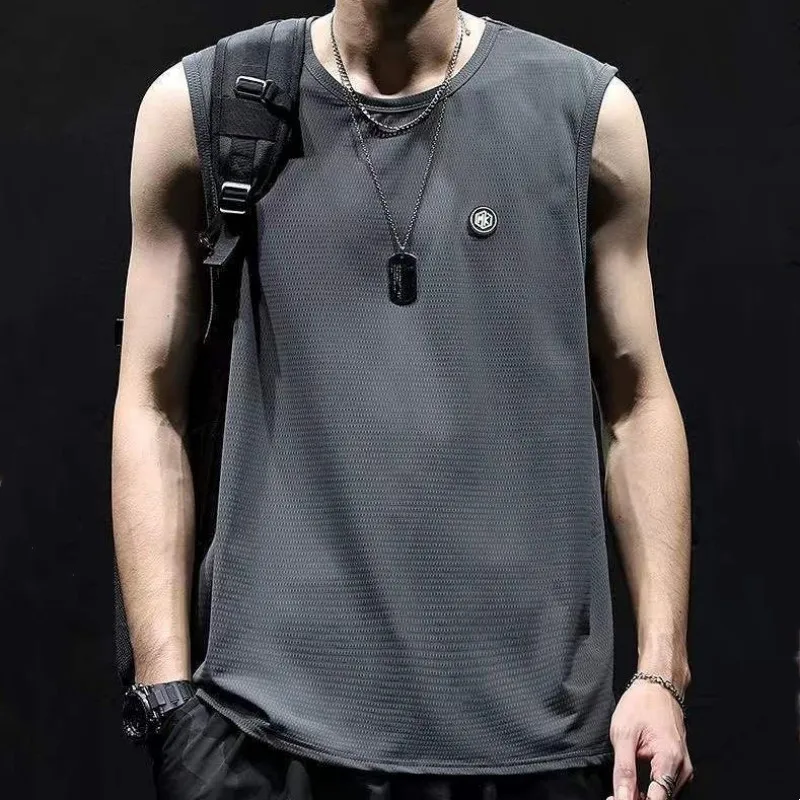 Spring Summer Casual Pullover Shirt Tess Vest Men's Loose Sleeveless Breathable Cool Boy Versatile Sports Tops Solid Camouflage
Spring Summer Casual Pullover Shirt Tess Vest Men's Loose Sleeveless Breathable Cool Boy Versatile Sports Tops Solid Camouflage