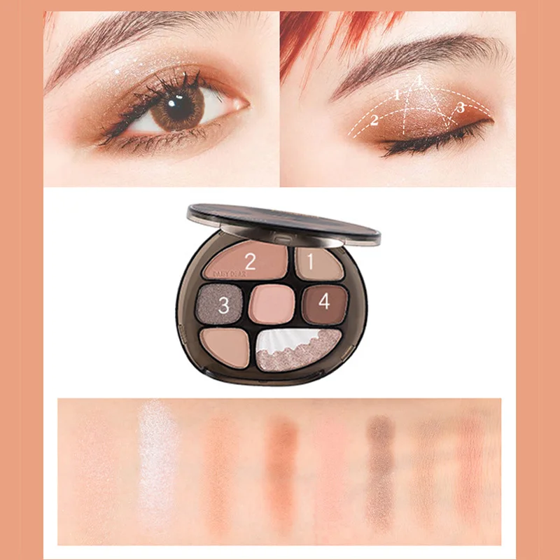 Eyeshadow Pearly Matte Rose Red Color Highlighter Long-lasting Beauty 8 Colors Shimmer Eyeshadow Palette Eye Pigments Makeup 
Eyeshadow Pearly Matte Rose Red Color Highlighter Long-lasting Beauty 8 Colors Shimmer Eyeshadow Palette Eye Pigments Makeup