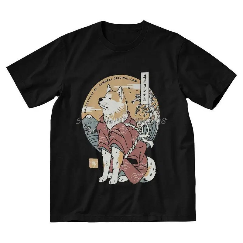 Akita Dog Samurai Warrior Tshirt Men Fashion Tee Tops Cotton T Shirts Short Sleeve Japanese Cartoon Animal T-shirt
Akita Dog Samurai Warrior Tshirt Men Fashion Tee Tops Cotton T Shirts Short Sleeve Japanese Cartoon Animal T-shirt