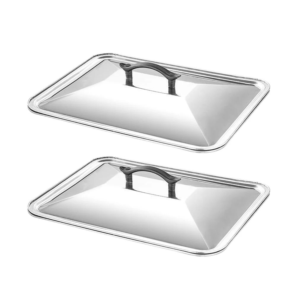 Cover Lid Pan Lids Stainless Steel Pottray Dish Universal Chafing Metal Grilling Chafer Frying Kitchen Cooking Dome Basting
Cover Lid Pan Lids Stainless Steel Pottray Dish Universal Chafing Metal Grilling Chafer Frying Kitchen Cooking Dome Basting