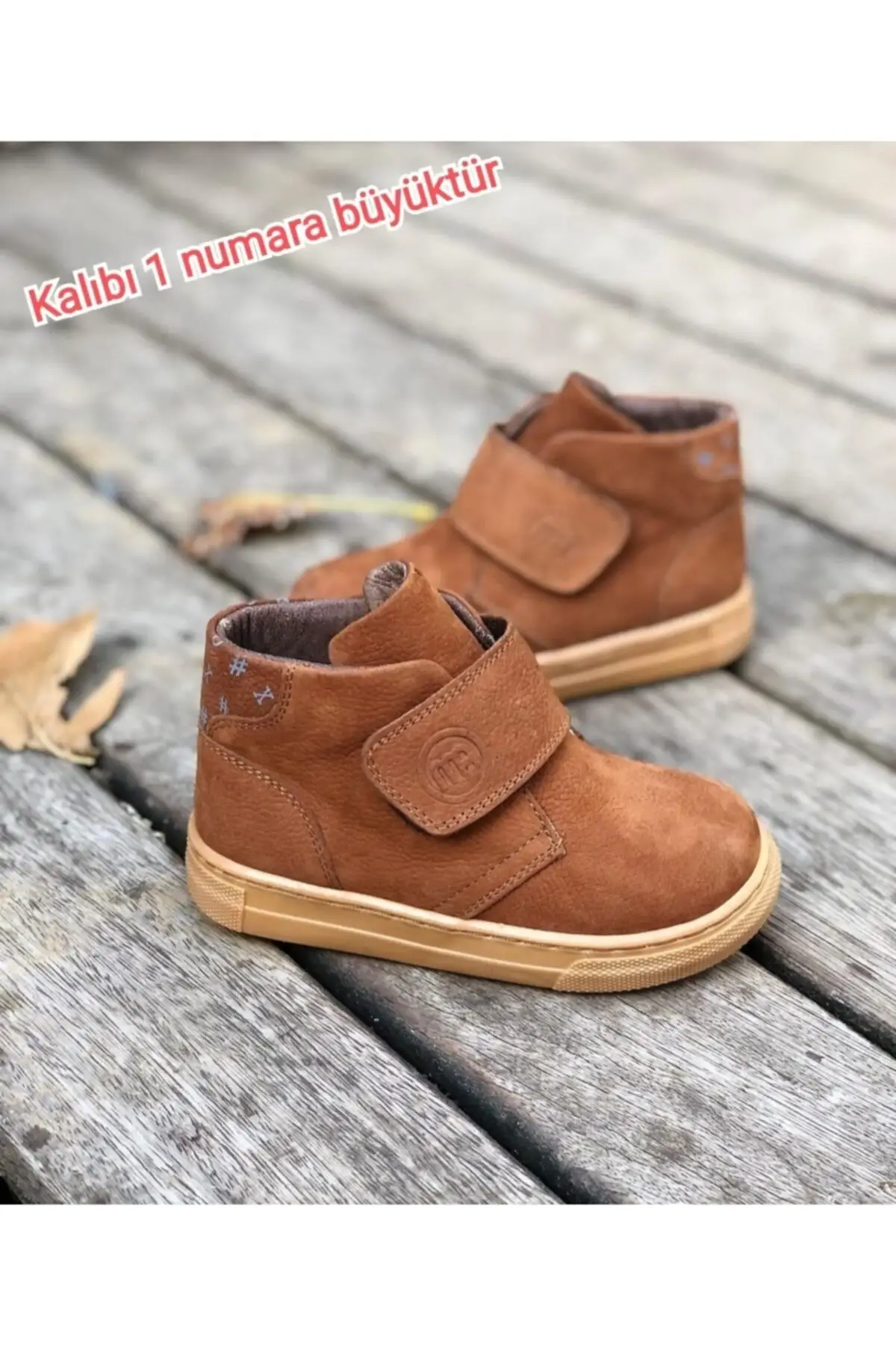 Ботинки kide S, детские ботинки из натуральной кожи корицы на одной липучке 
Ботинки kide S, детские ботинки из натуральной кожи корицы на одной липучке