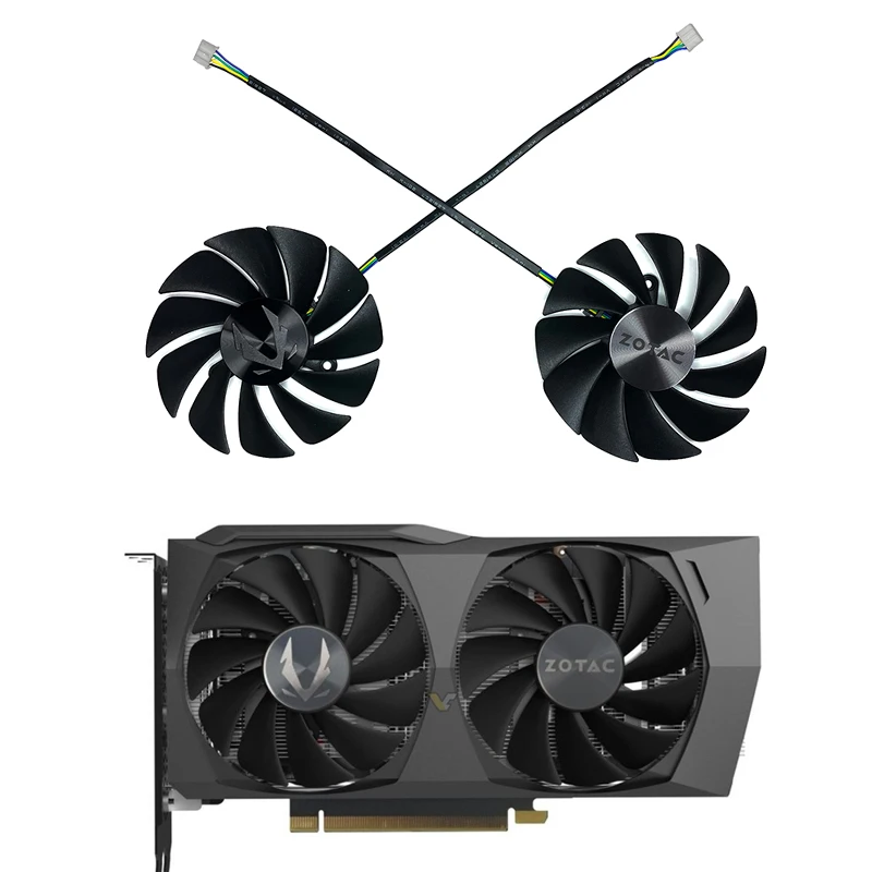 New 88mm 4pin GA92S2U CF9015H12S RTX3060Ti RTX3060 Ti GPU Gaming Fan Cooler for Zotac RTX 3060 Dual Blade Graphics Cooling Fan
New 88mm 4pin GA92S2U CF9015H12S RTX3060Ti RTX3060 Ti GPU Gaming Fan Cooler for Zotac RTX 3060 Dual Blade Graphics Cooling Fan