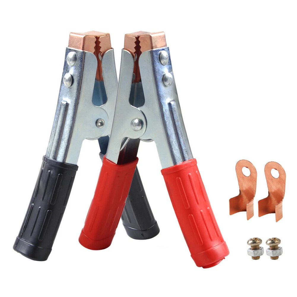 2pcs Battery Clip Pure Copper Car Battery Fire Cable Clip Charger Card Size Crocodile Clip Thickened Black+red For Jumper Cables
2pcs Battery Clip Pure Copper Car Battery Fire Cable Clip Charger Card Size Crocodile Clip Thickened Black+red For Jumper Cables