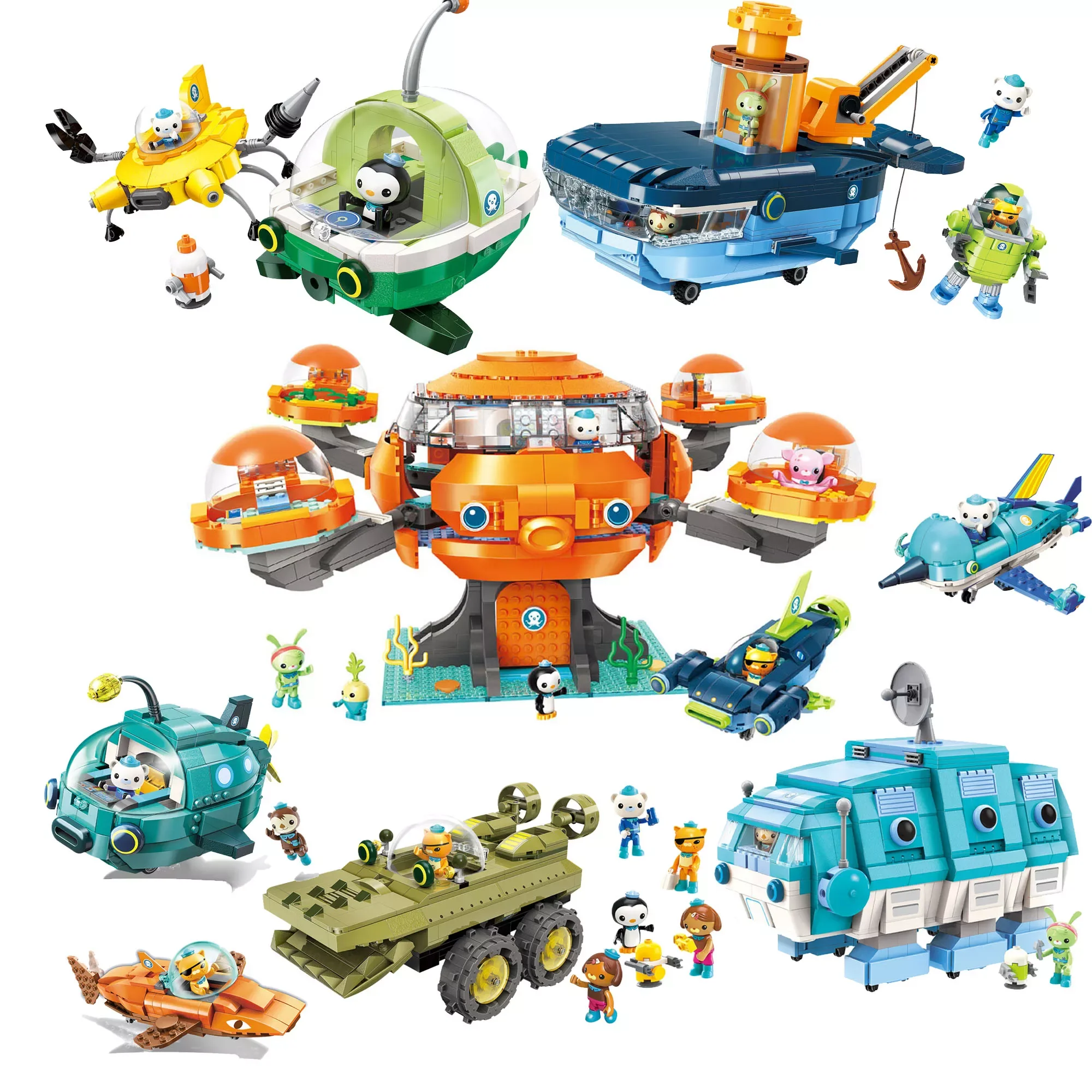 Octonauts Building Block Sound Light Octopod Castle Adventure Plsyset Barnacles Peso Kwazii Anime Figure Toys Doll Kids Gift
Octonauts Building Block Sound Light Octopod Castle Adventure Plsyset Barnacles Peso Kwazii Anime Figure Toys Doll Kids Gift