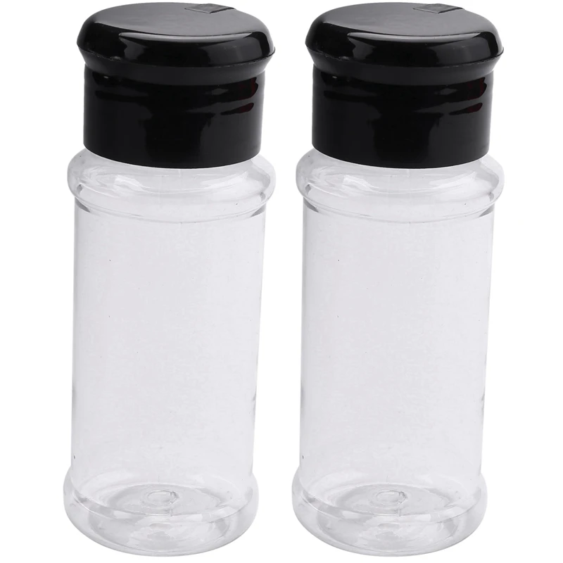 Hot SV-40Pcs 100Ml Spice Salt Pepper Shakers Black Seasoning Jar Can Pepper Bottle Barbecue Condiment Kitchen Gadget Tool
Hot SV-40Pcs 100Ml Spice Salt Pepper Shakers Black Seasoning Jar Can Pepper Bottle Barbecue Condiment Kitchen Gadget Tool
