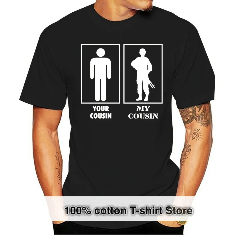 2019 Newest Letter Print Cartoon Your Cousin My Cousin Proud Soldier Officer Military t Shirt Design Template
2019 Newest Letter Print Cartoon Your Cousin My Cousin Proud Soldier Officer Military t Shirt Design Template