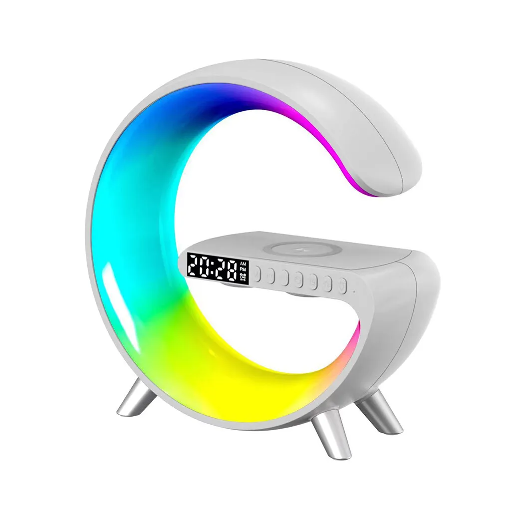 LED Wake Up Light Ambient Bluetooth-compatible Speaker Multifunction Charger Wireless Charging Bedside Table Lamp for
LED Wake Up Light Ambient Bluetooth-compatible Speaker Multifunction Charger Wireless Charging Bedside Table Lamp for