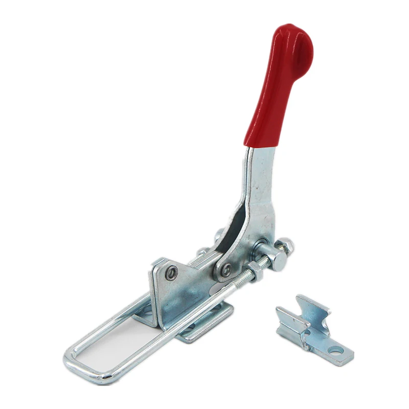 400kgs GTY-40334 Plastic Covered Grip Hand Tool Capacity Metal Latch Toggle Clamp U Hook Pull Action Clamps Antislip Red
400kgs GTY-40334 Plastic Covered Grip Hand Tool Capacity Metal Latch Toggle Clamp U Hook Pull Action Clamps Antislip Red