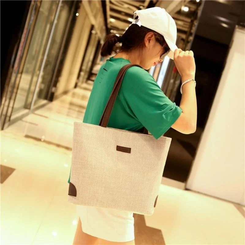 Cotton and Linen Bag Tote Bag Literary Shoulder Bag Canvas Women's Bag Simple Large Bag Linen Large Capacity Casual Handbag
Cotton and Linen Bag Tote Bag Literary Shoulder Bag Canvas Women's Bag Simple Large Bag Linen Large Capacity Casual Handbag
