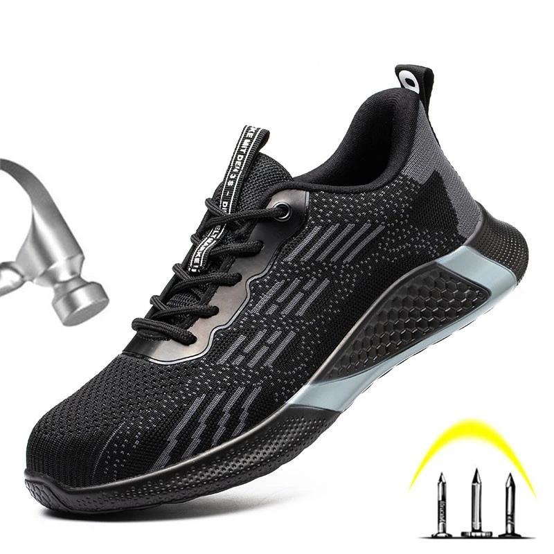 Fashion Men Safety Shoes Outdoor Breathable Mesh Steel Toe Anti-Smashing Work Boots Light Puncture Proof Safety Boots Size 36-48
Fashion Men Safety Shoes Outdoor Breathable Mesh Steel Toe Anti-Smashing Work Boots Light Puncture Proof Safety Boots Size 36-48