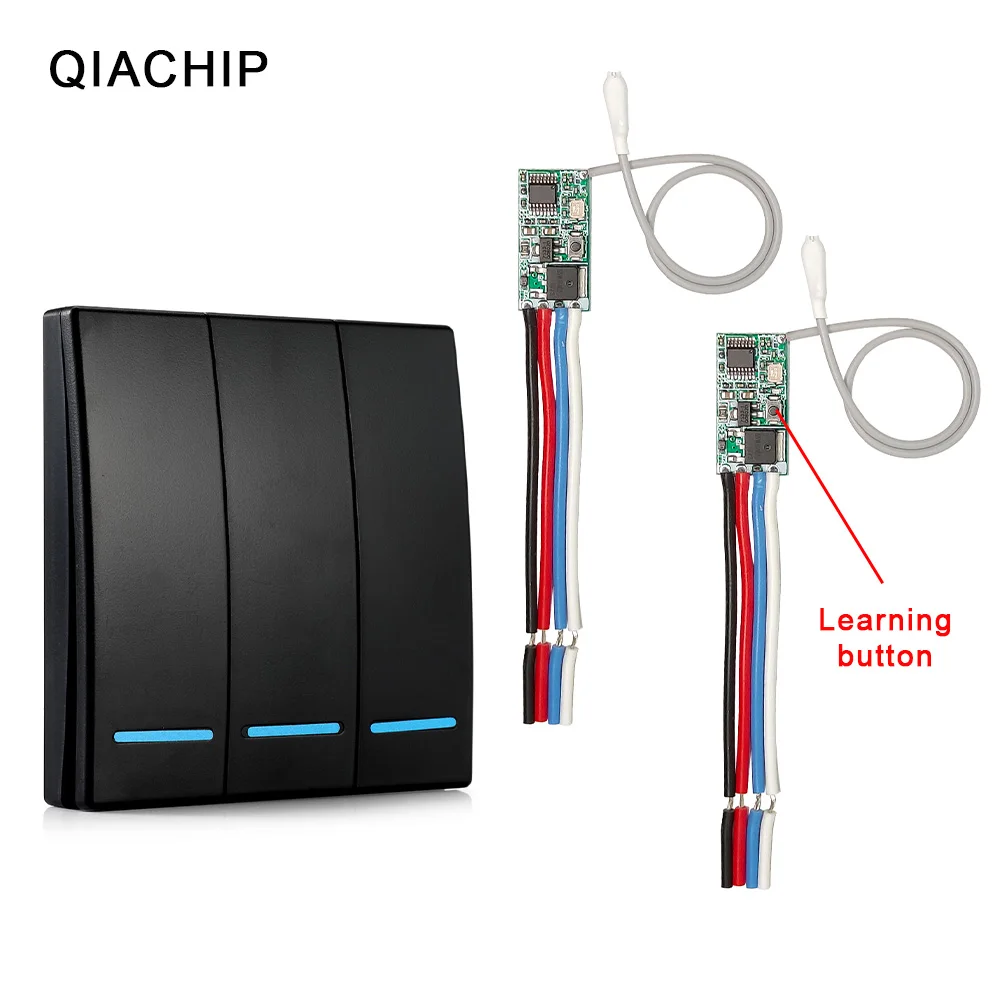 433MHz Wireless Remote Control Receiver RF Relay Module 3.6V 12V 24V + 433Mhz Transmitter Switch Light
433MHz Wireless Remote Control Receiver RF Relay Module 3.6V 12V 24V + 433Mhz Transmitter Switch Light