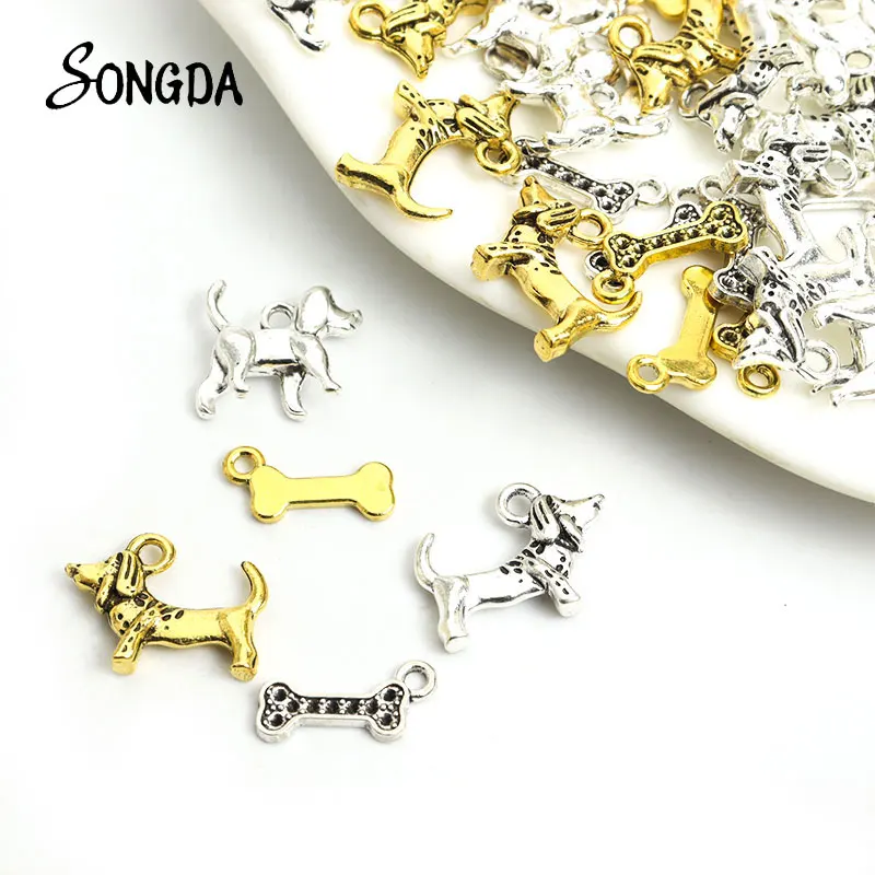 10/15/50pcs Dog Bone Pendant Charms Antique Silver Plated Pet Animal Alloy Metal Charm for DIY Necklace Jewelry Making Findings
10/15/50pcs Dog Bone Pendant Charms Antique Silver Plated Pet Animal Alloy Metal Charm for DIY Necklace Jewelry Making Findings