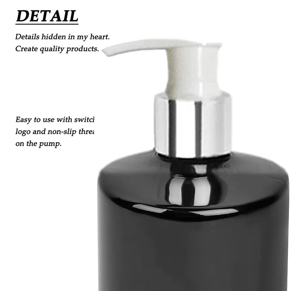 3PCS 500ml PET Empty Refillable Shampoo Lotion Bottles With Pump Dispensers Kitchen Sink Hand Soap Lotion Dispenser
3PCS 500ml PET Empty Refillable Shampoo Lotion Bottles With Pump Dispensers Kitchen Sink Hand Soap Lotion Dispenser