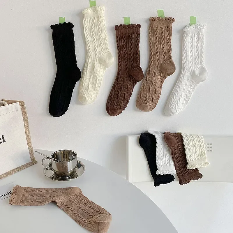 Wooden Black Kawaii And Kou Heaped Luo Harajuku Leather Ear Socks Shoes Lace Women's Bubble Socks Small With
Wooden Black Kawaii And Kou Heaped Luo Harajuku Leather Ear Socks Shoes Lace Women's Bubble Socks Small With