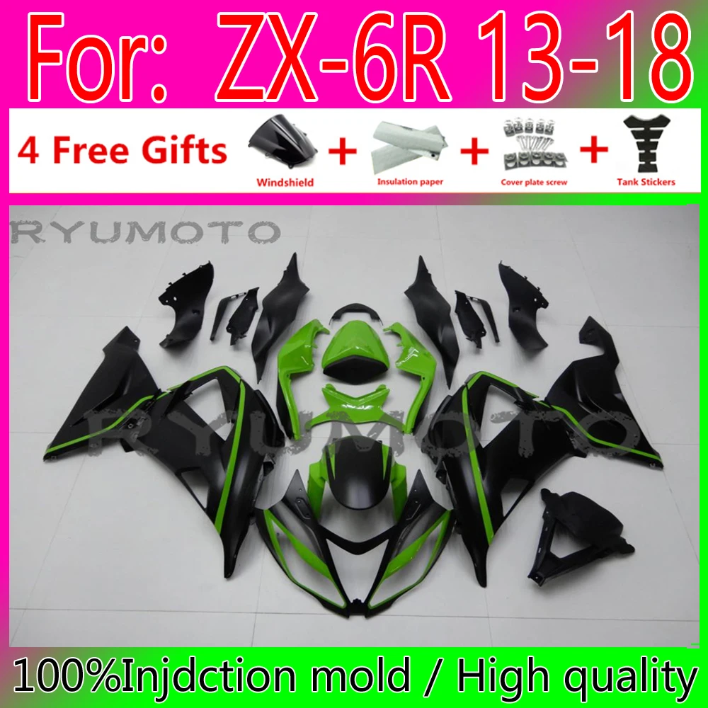 Новый комплект обтекателей из АБС-пластика подходит для kawasaki ZX6R 2013 2018 ZX6R 13 18 обтекатель
Новый комплект обтекателей из АБС-пластика подходит для kawasaki ZX6R 2013 2018 ZX6R 13 18 обтекатель