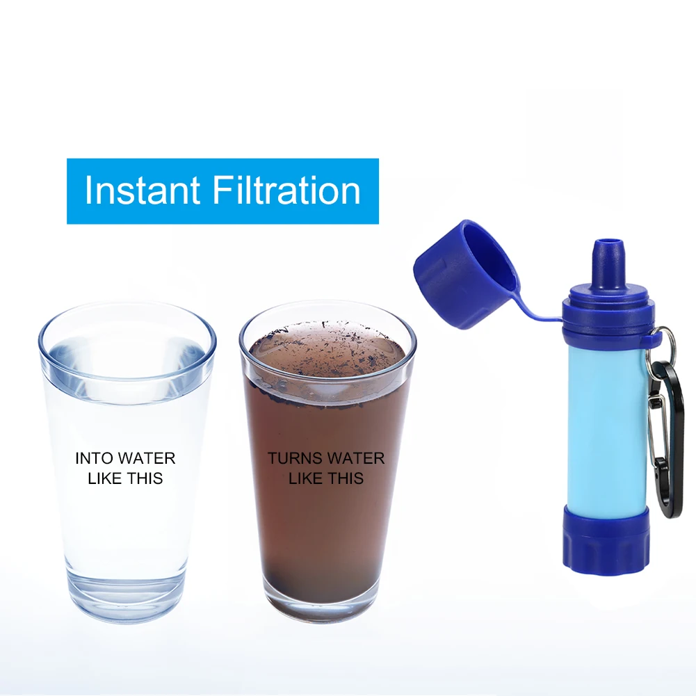 Drinking Water Filtering Tool Outdoor Wild Life Emergency Portable Camping Hiking Life Survival Water Purifier Filter with Straw
Drinking Water Filtering Tool Outdoor Wild Life Emergency Portable Camping Hiking Life Survival Water Purifier Filter with Straw