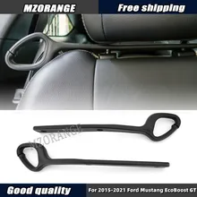 2 PCS Front Seat Belt Holder Extension Guide Hook For 2015-2021 Ford Mustang EcoBoost GT Car Accessories