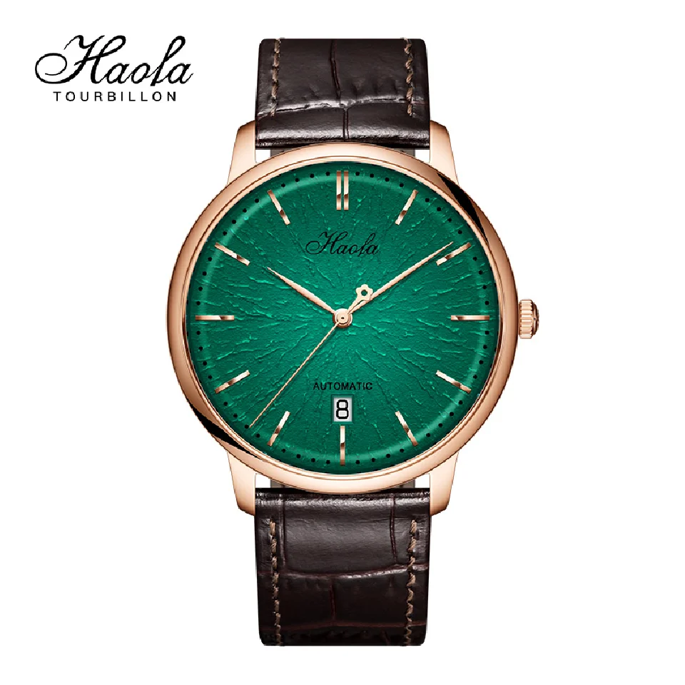 Haofa Luxury Brand Automatic Watch Men Mechanical Thin Dial Calendar Sapphire Wristwatches Self Winding Waterproof Simple Clock
Haofa Luxury Brand Automatic Watch Men Mechanical Thin Dial Calendar Sapphire Wristwatches Self Winding Waterproof Simple Clock