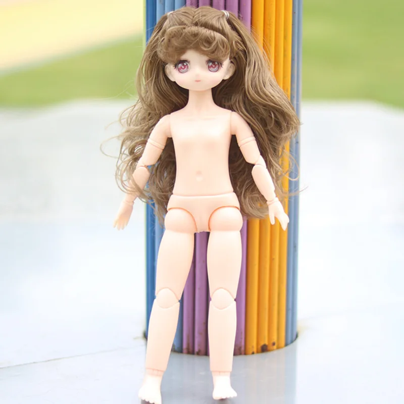

1/6 BJD Doll Body 30cm 16 Movable Joints 12 Inch Dress Up Toys for Girl Ball Jointed Swivel Doll Elves Naked Doll for Girls