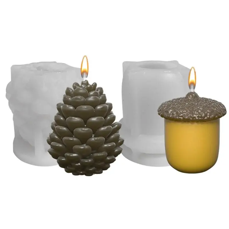 3D Christmas Candle Molds Eco Friendly & Durable Pine Cone Acorn Christmas Candle Mold For Soap Cakes Resin Sculpture Chocolates
3D Christmas Candle Molds Eco Friendly & Durable Pine Cone Acorn Christmas Candle Mold For Soap Cakes Resin Sculpture Chocolates