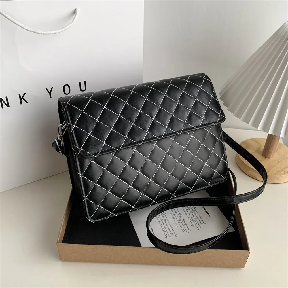 Crossbody Bags for Women 2022 New Fashion PU Leather Thread Flap Shoulder Messenger Bag High Quality 3555
Crossbody Bags for Women 2022 New Fashion PU Leather Thread Flap Shoulder Messenger Bag High Quality 3555