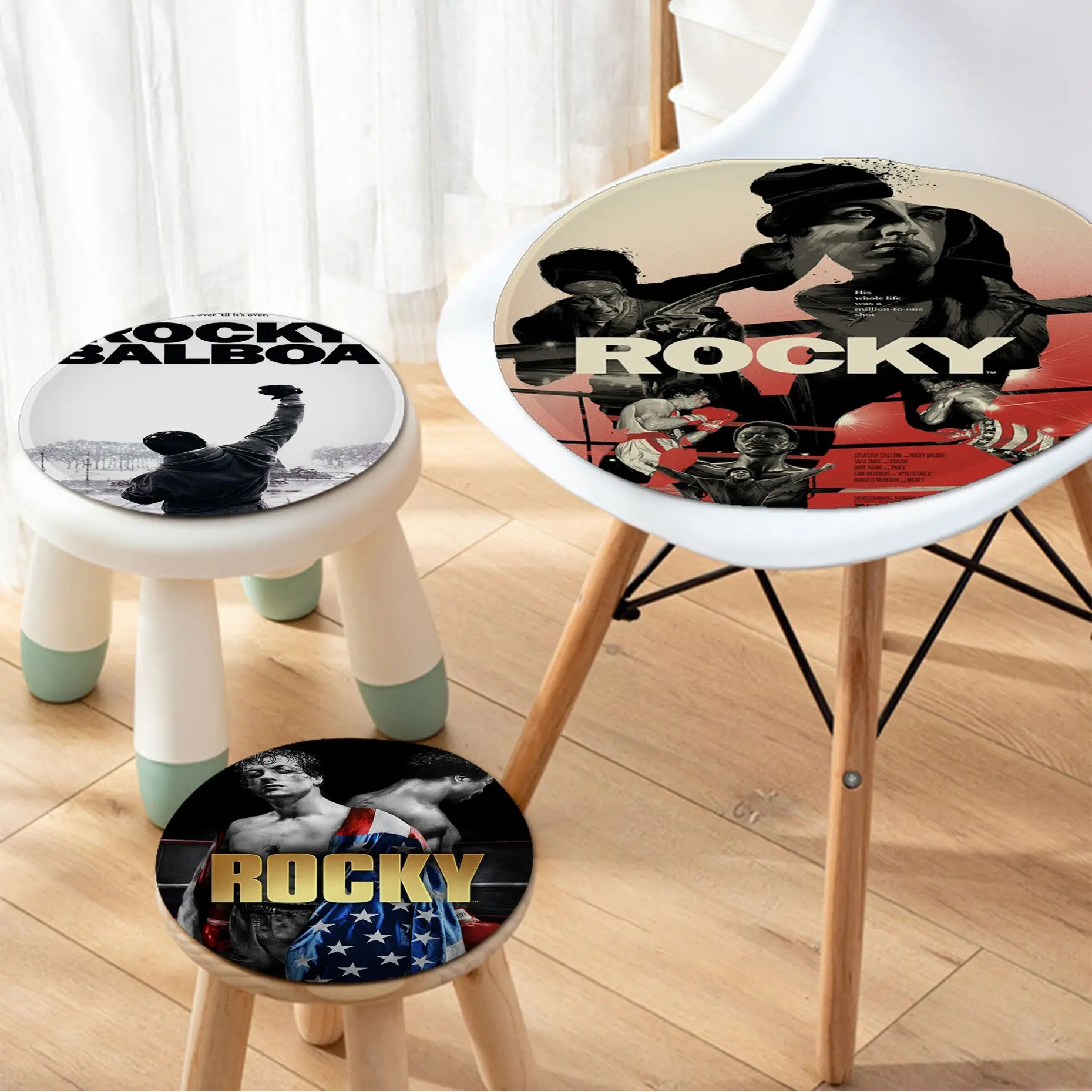 Rocky Movie Round Chair Mat Soft Pad Seat Cushion For Dining Patio Home Office Indoor Outdoor Garden Cushion Pads
Rocky Movie Round Chair Mat Soft Pad Seat Cushion For Dining Patio Home Office Indoor Outdoor Garden Cushion Pads