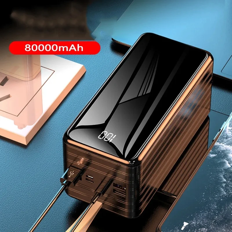 Новинка 100%, оригинальный внешний аккумулятор большой емкости, ультрапрочный, 80000 мАч, портативный внешний аккумулятор, быстрая зарядка мобильного телефона
Новинка 100%, оригинальный внешний аккумулятор большой емкости, ультрапрочный, 80000 мАч, портативный внешний аккумулятор, быстрая зарядка мобильного телефона