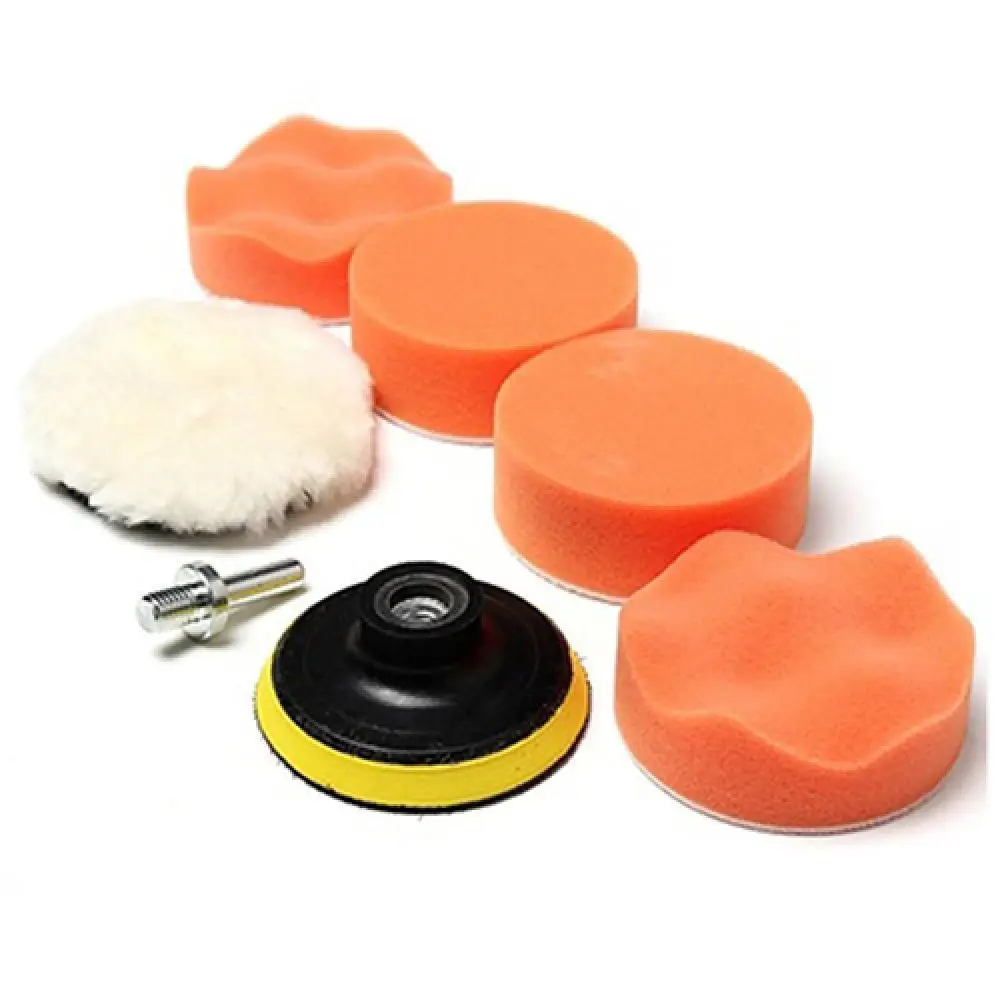 7 Pcs 3inch Buffing Pad Auto Car Polishing Wheel Kit Buffer + Drill Adapter
7 Pcs 3inch Buffing Pad Auto Car Polishing Wheel Kit Buffer + Drill Adapter
