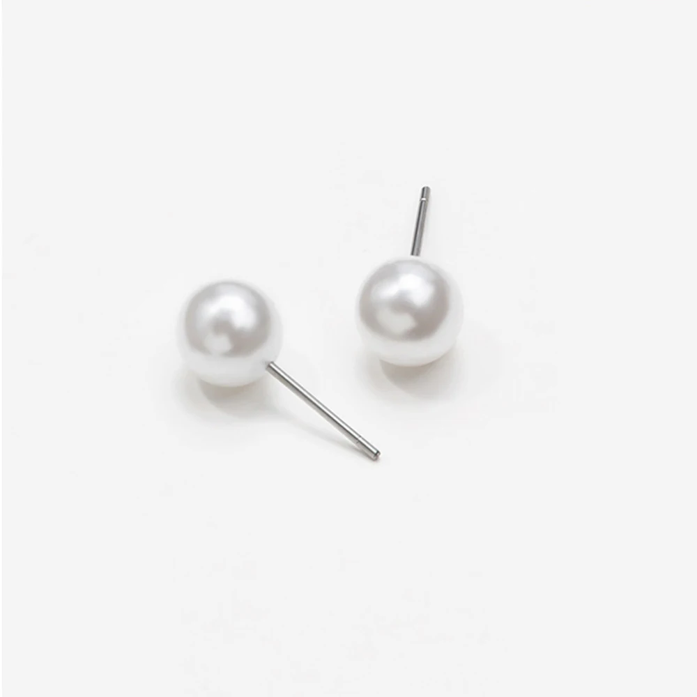 1 Pair White Simulated Pearls Stud Earring for Women Jewelry On Ear Ball Stud Earrings kit Bijouteria brincos Bijoux Wholesale
1 Pair White Simulated Pearls Stud Earring for Women Jewelry On Ear Ball Stud Earrings kit Bijouteria brincos Bijoux Wholesale