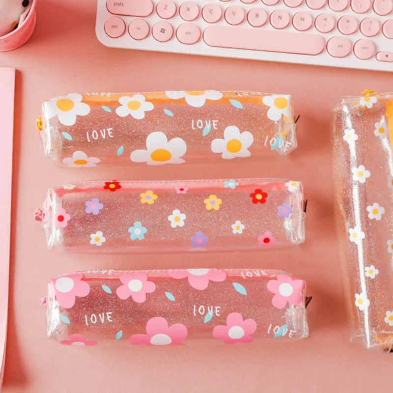 Floral Pencil Bag Korean Stationery Simple Ins Style Transparent Pencil Pouch Retro Large Capacity Pen Case School Supplies
Floral Pencil Bag Korean Stationery Simple Ins Style Transparent Pencil Pouch Retro Large Capacity Pen Case School Supplies