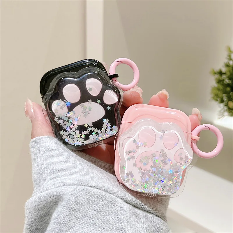 Cartoon Cat Paw Quicksand Case for Apple AirPods 1 2 3 Pro Cases Cover IPhone Bluetooth Earbuds Earphone Air Pod Pods Case
Cartoon Cat Paw Quicksand Case for Apple AirPods 1 2 3 Pro Cases Cover IPhone Bluetooth Earbuds Earphone Air Pod Pods Case